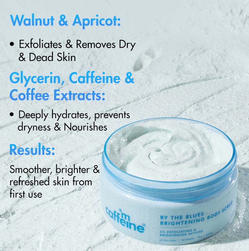 By The Blues Brightening Body Scrub - 175gm
