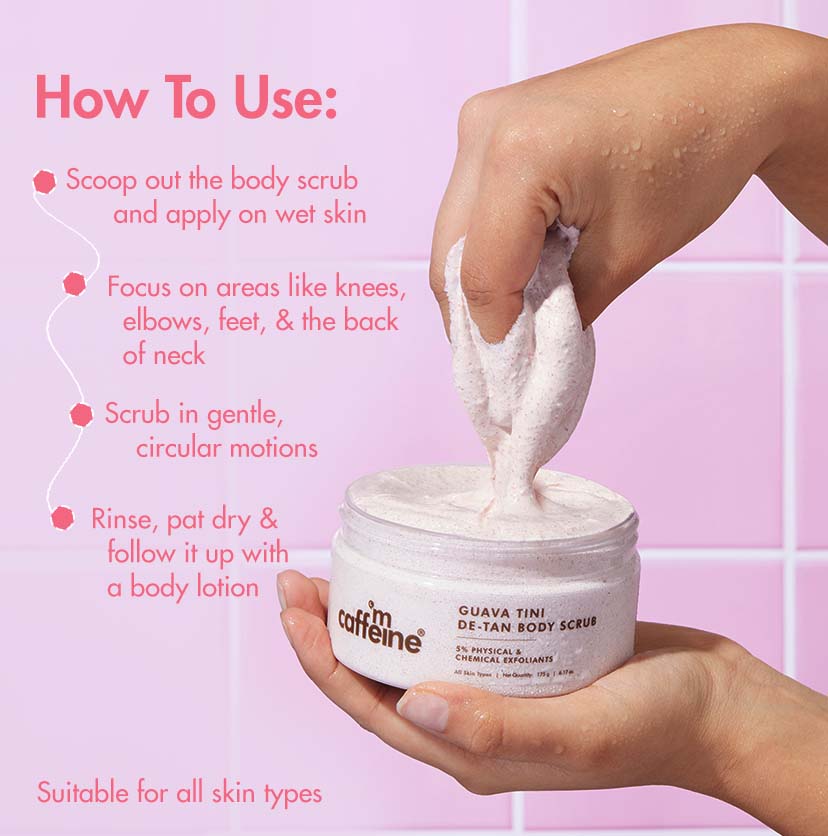 Guava Tini De-Tan Body Scrub - 175gm