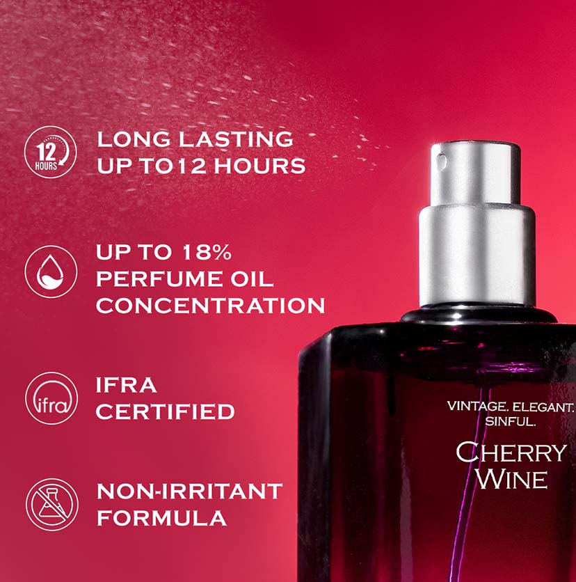 Cherry Wine Perfume for Women - Citrus Sweet - 100ml