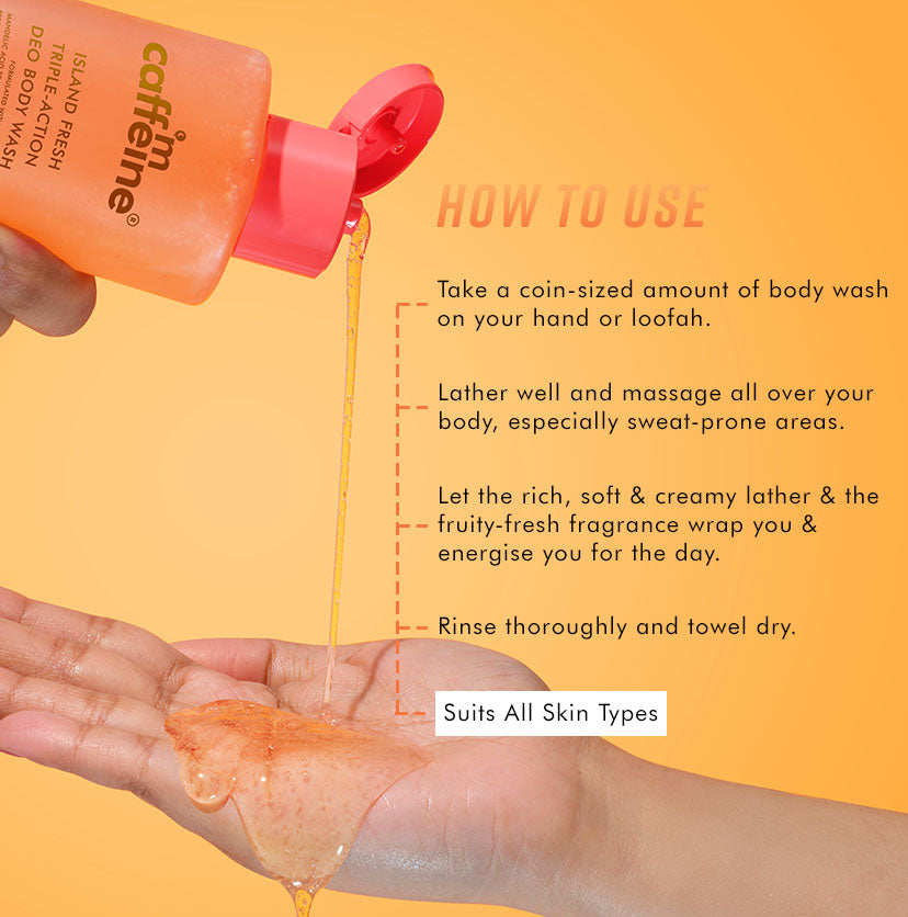 Island Fresh Triple Action Deo Body Wash