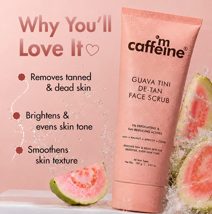 Guava Tini De-Tan Face Scrub - 100gm