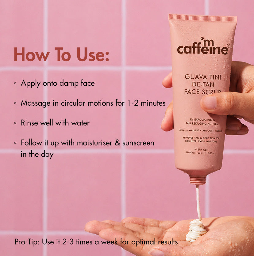 Guava Tini De-Tan Face Scrub - 100gm